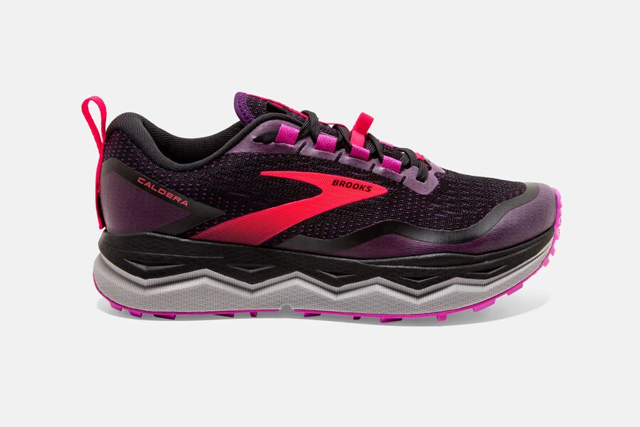 Brooks Running Shoes Womens Black/Red - Caldera 5 Trail - 8531-XBVHI